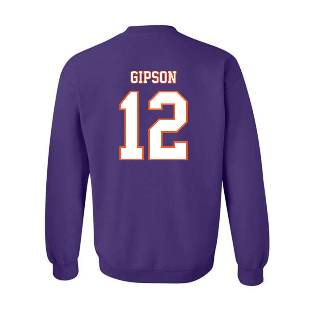 Clemson - NCAA Football : Corian Gipson - Replica Shersey Crewneck Sweatshirt-1