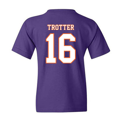 Clemson - NCAA Football : Cade Trotter - Replica Shersey Youth T-Shirt-1