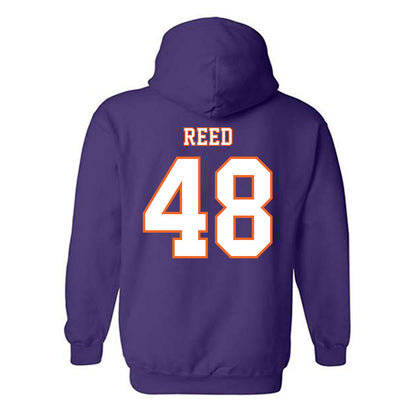 Clemson - NCAA Football : Charlie Reed - Replica Shersey Hooded Sweatshirt-1