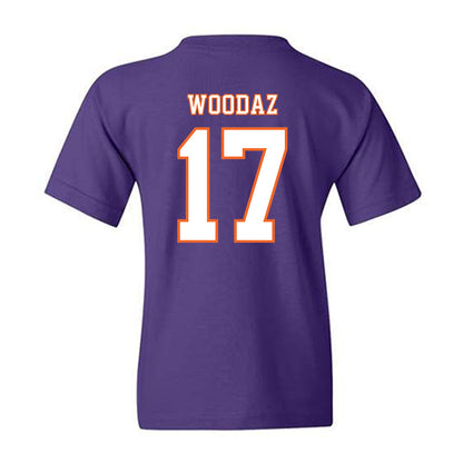Clemson - NCAA Football : Wade Woodaz - Replica Shersey Youth T-Shirt-1