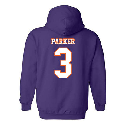 Clemson - NCAA Football : T.J. Parker - Replica Shersey Hooded Sweatshirt-1
