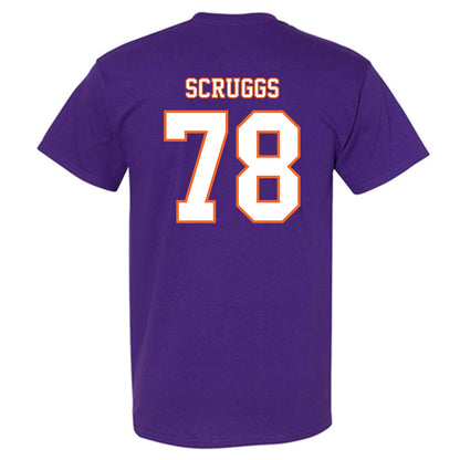Clemson - NCAA Football : Carter Scruggs - Replica Shersey T-Shirt-1