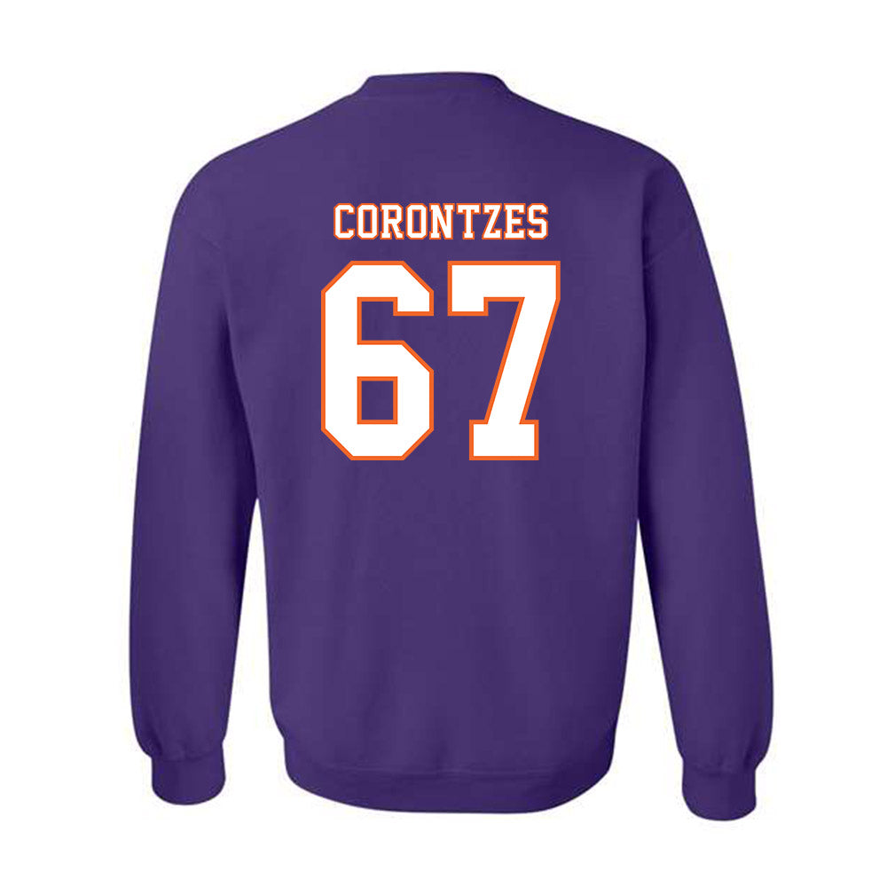 Clemson - NCAA Football : Seth Corontzes - Replica Shersey Crewneck Sweatshirt-1