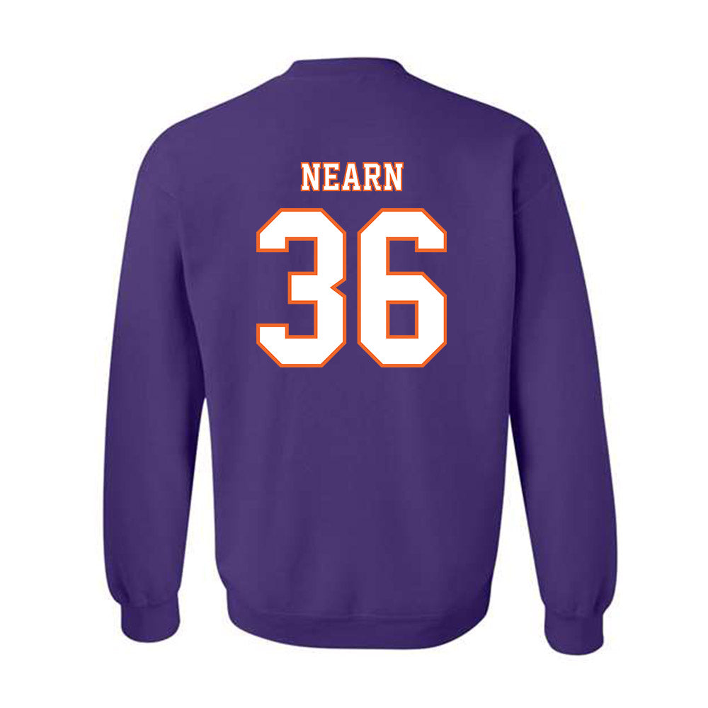 Clemson - NCAA Football : Peter Nearn - Replica Shersey Crewneck Sweatshirt-1
