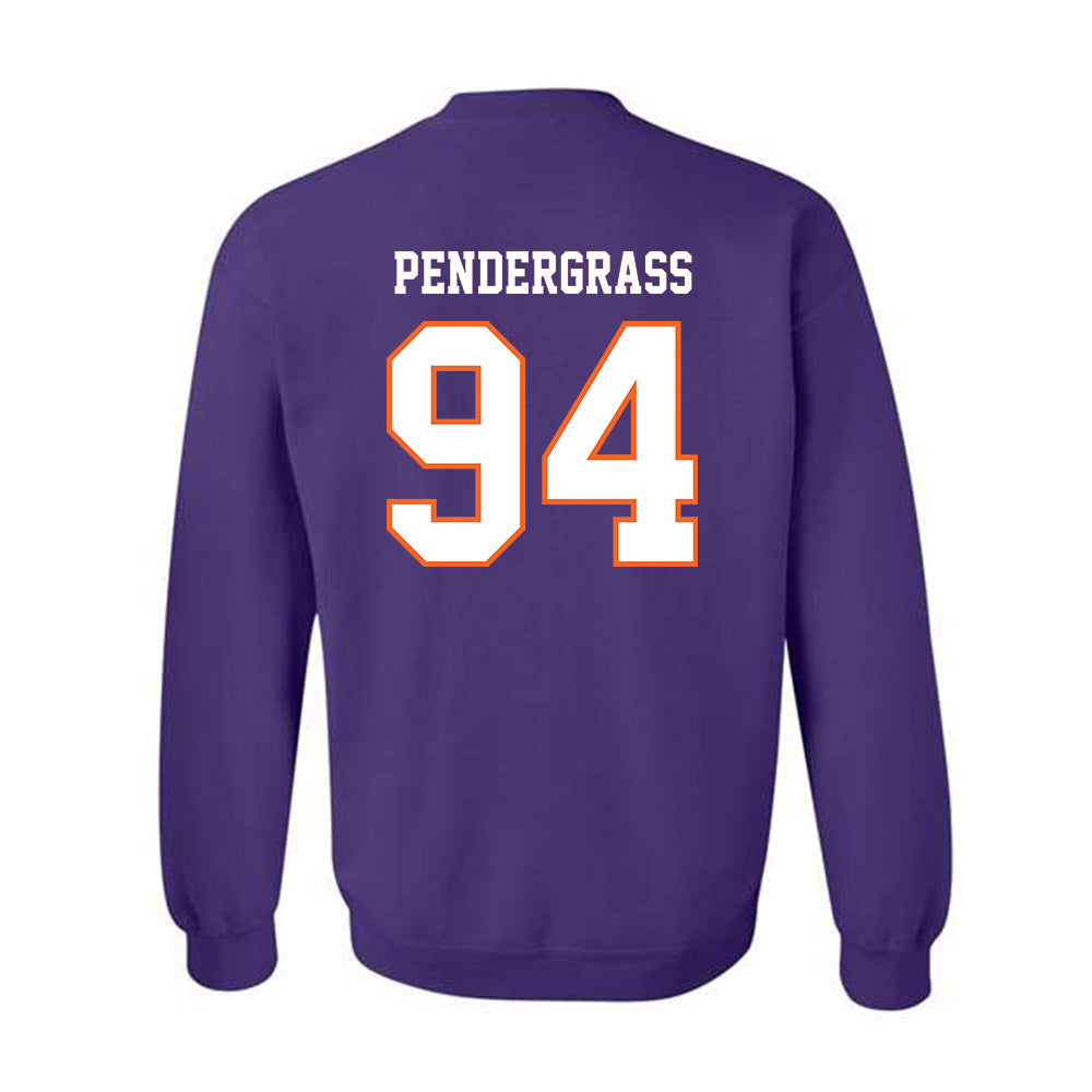 Clemson - NCAA Football : Chapman Pendergrass - Replica Shersey Crewneck Sweatshirt-1