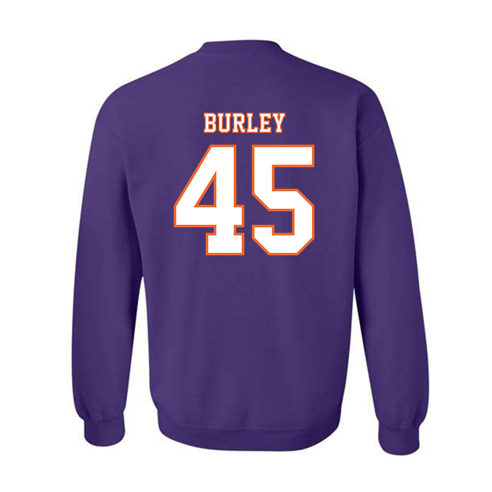 Clemson - NCAA Football : Vic Burley - Replica Shersey Crewneck Sweatshirt-1