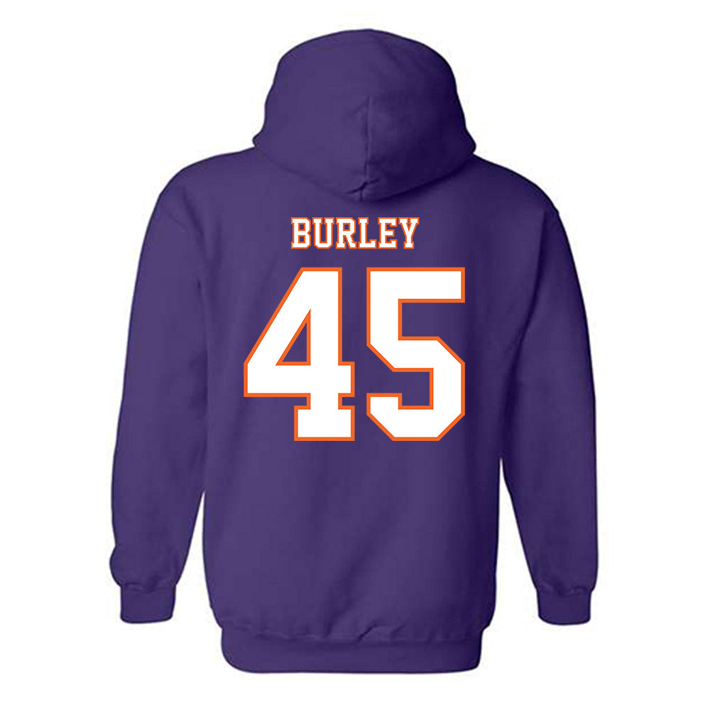 Clemson - NCAA Football : Vic Burley - Replica Shersey Hooded Sweatshirt-1