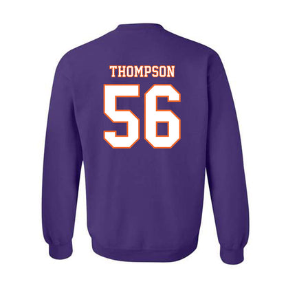 Clemson - NCAA Football : Champ Thompson - Replica Shersey Crewneck Sweatshirt