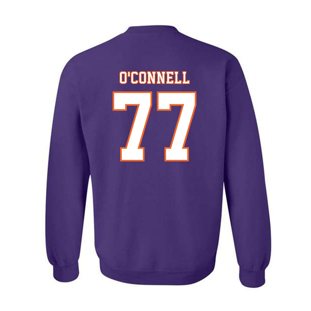 Clemson - NCAA Football : Ronan O'Connell - Replica Shersey Crewneck Sweatshirt-1