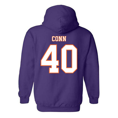 Clemson - NCAA Football : Brodey Conn - Replica Shersey Hooded Sweatshirt-1