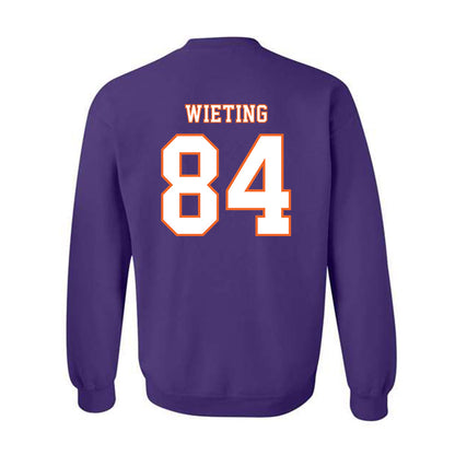 Clemson - NCAA Football : Avery Wieting - Replica Shersey Crewneck Sweatshirt-1