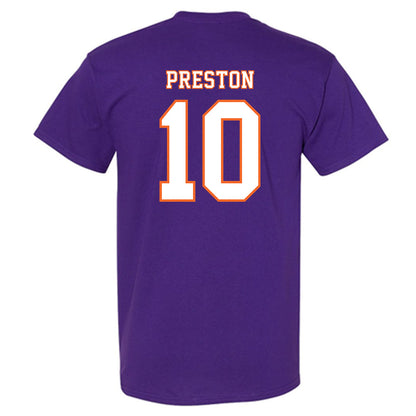 Clemson - NCAA Football : juju preston - Replica Shersey T-Shirt-1