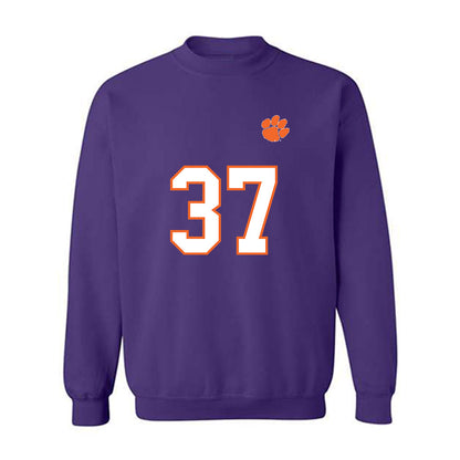 Clemson - NCAA Football : Logan Anderson - Replica Shersey Crewneck Sweatshirt-0