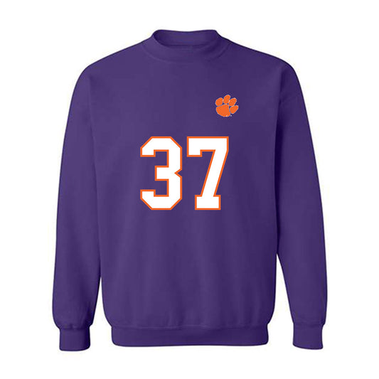 Clemson - NCAA Football : Logan Anderson - Replica Shersey Crewneck Sweatshirt-0