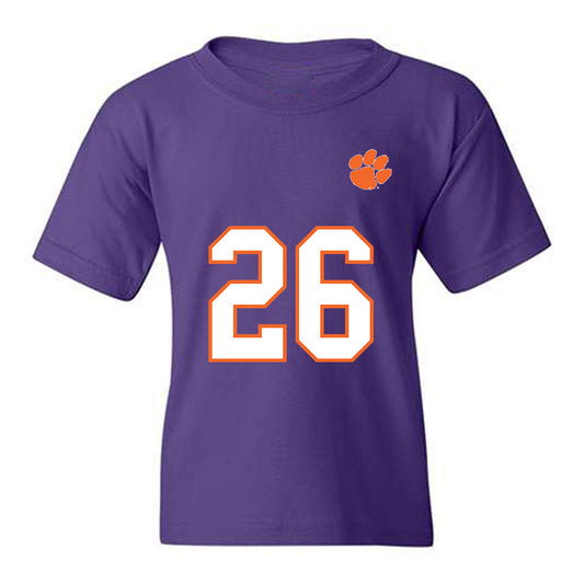 Clemson - NCAA Football : Jay Haynes - Replica Shersey Youth T-Shirt-0