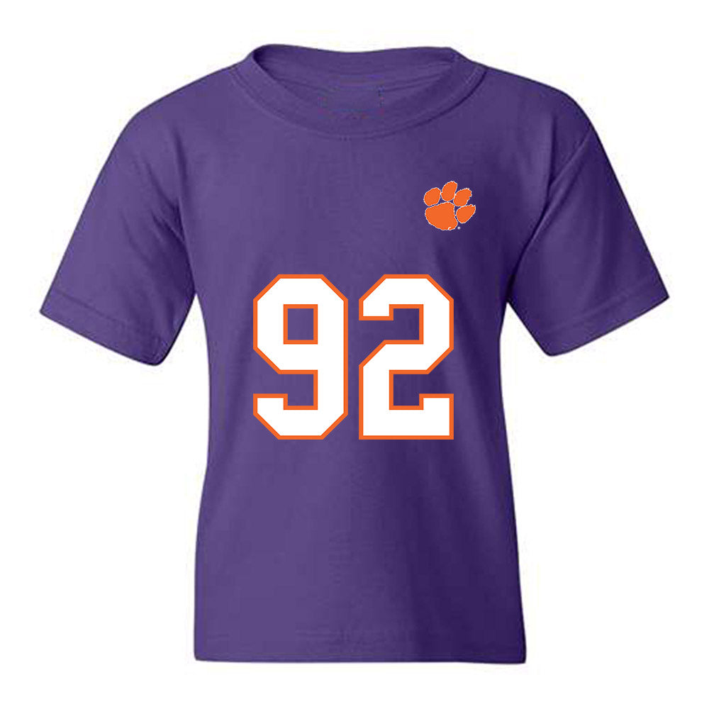 Clemson - NCAA Football : Levi Matthews - Replica Shersey Youth T-Shirt-0