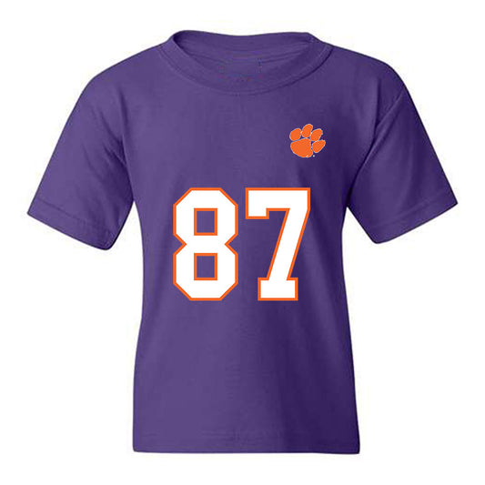 Clemson - NCAA Football : Christian Bentancur - Replica Shersey Youth T-Shirt-0