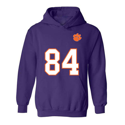 Clemson - NCAA Football : Avery Wieting - Replica Shersey Hooded Sweatshirt-0
