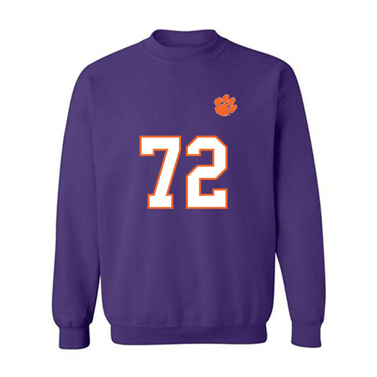Clemson - NCAA Football : Adam Guthrie - Replica Shersey Crewneck Sweatshirt-0