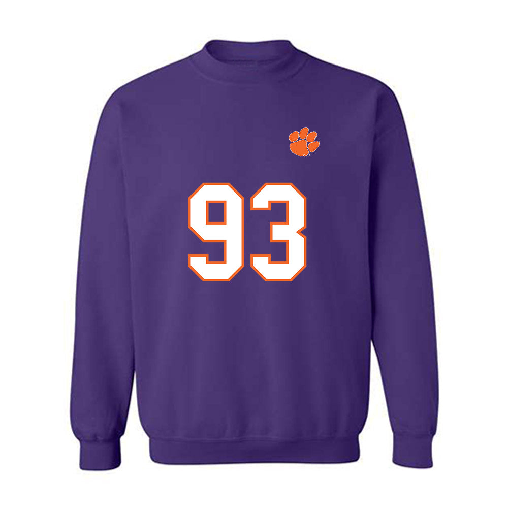 Clemson - NCAA Football : Caden Story - Replica Shersey Crewneck Sweatshirt-0