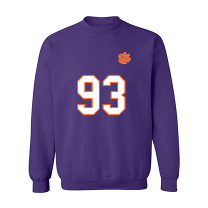 Clemson - NCAA Football : Caden Story - Replica Shersey Crewneck Sweatshirt-0