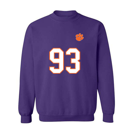 Clemson - NCAA Football : Caden Story - Replica Shersey Crewneck Sweatshirt-0