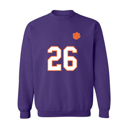 Clemson - NCAA Football : Jay Haynes - Replica Shersey Crewneck Sweatshirt-0