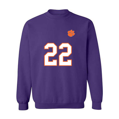 Clemson - NCAA Football : Dee Crayton - Replica Shersey Crewneck Sweatshirt-0