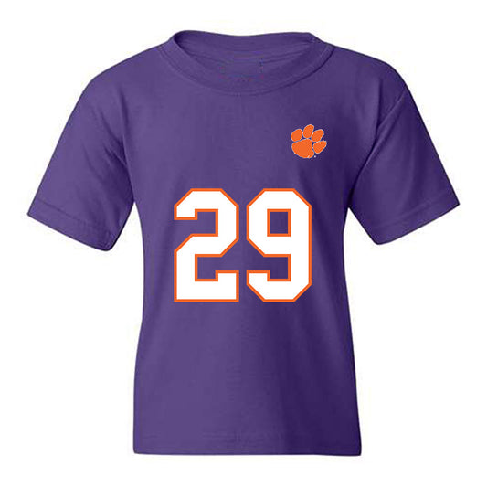 Clemson - NCAA Football : Mike Mankaka - Replica Shersey Youth T-Shirt-0