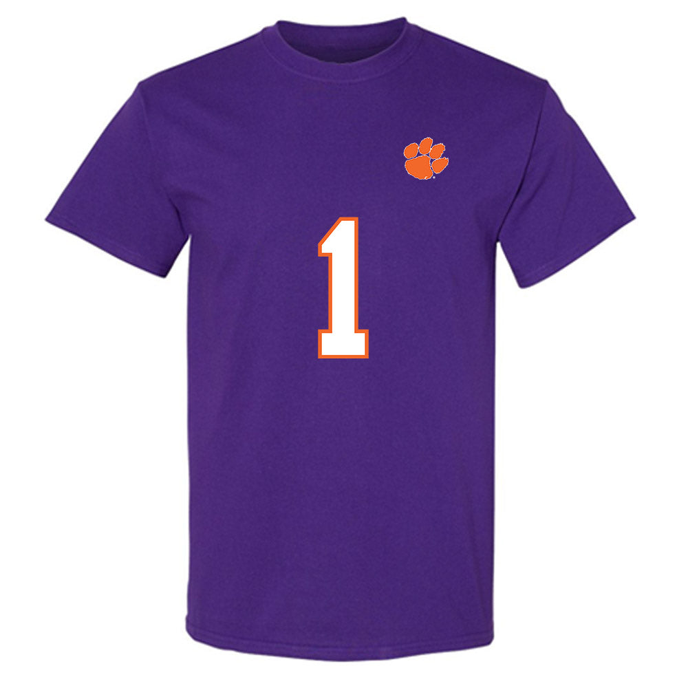 Clemson - NCAA Football : Branden Strozier - Replica Shersey T-Shirt-0
