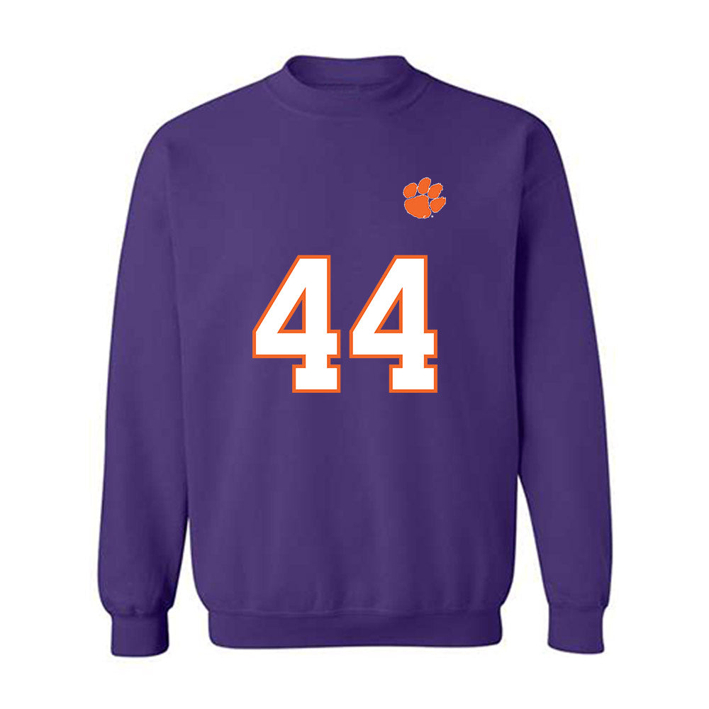 Clemson - NCAA Football : Banks Pope - Replica Shersey Crewneck Sweatshirt-0