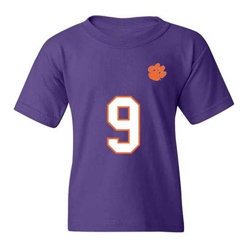 Clemson - NCAA Football : Gideon Davidson - Replica Shersey Youth T-Shirt-0