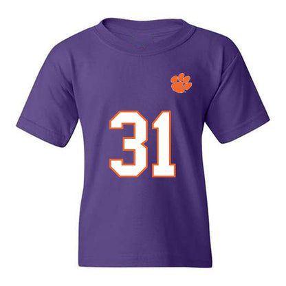 Clemson - NCAA Football : Joe Wilkinson - Replica Shersey Youth T-Shirt-0