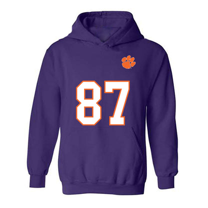 Clemson - NCAA Football : Christian Bentancur - Replica Shersey Hooded Sweatshirt-0