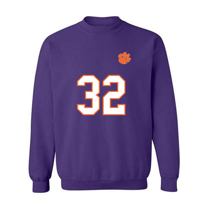 Clemson - NCAA Football : Jamal Anderson - Replica Shersey Crewneck Sweatshirt