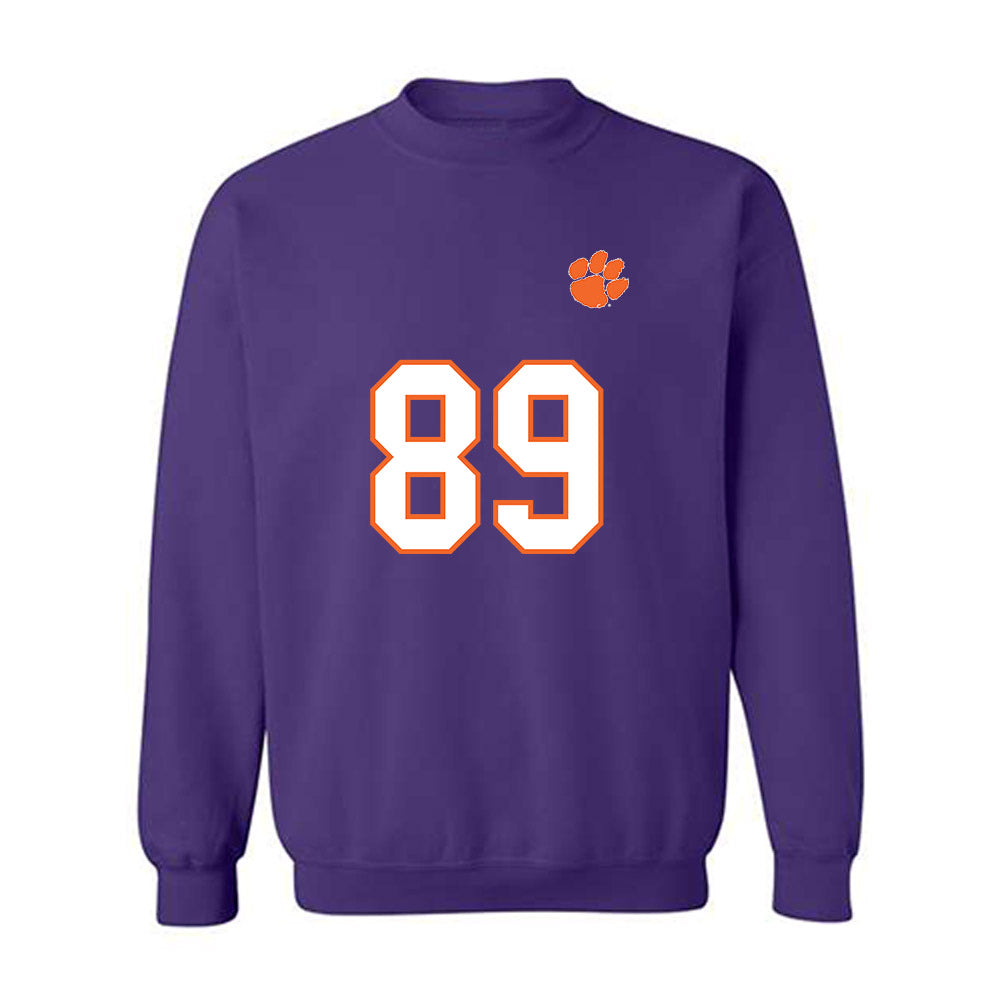 Clemson - NCAA Football : Zach Jackson - Replica Shersey Crewneck Sweatshirt-0