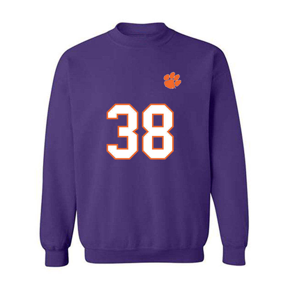 Clemson - NCAA Football : Robert Gunn III - Replica Shersey Crewneck Sweatshirt-0