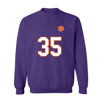 Clemson - NCAA Football : Jeremiah Alexander - Replica Shersey Crewneck Sweatshirt-0