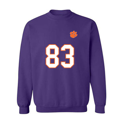 Clemson - NCAA Football : Ethan Stokes - Replica Shersey Crewneck Sweatshirt-0