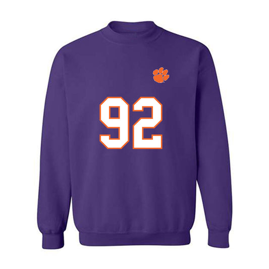 Clemson - NCAA Football : Levi Matthews - Replica Shersey Crewneck Sweatshirt-0