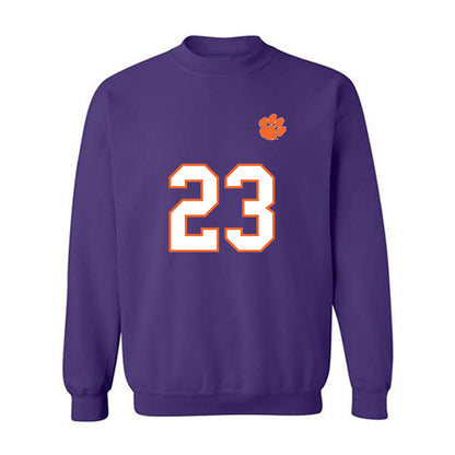 Clemson - NCAA Football : Ashton Hampton - Replica Shersey Crewneck Sweatshirt-0