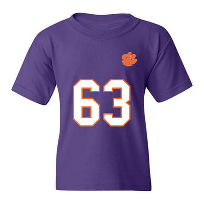 Clemson - NCAA Football : Easton Ware - Replica Shersey Youth T-Shirt-0