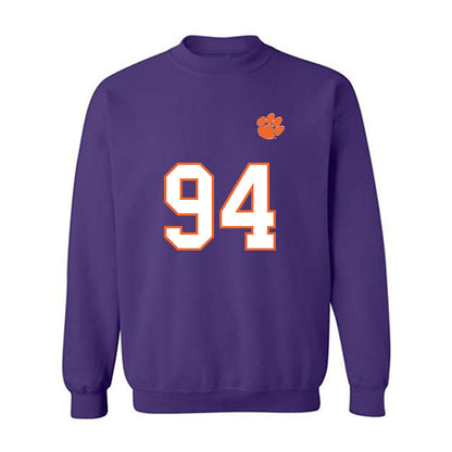 Clemson - NCAA Football : Chapman Pendergrass - Replica Shersey Crewneck Sweatshirt-0