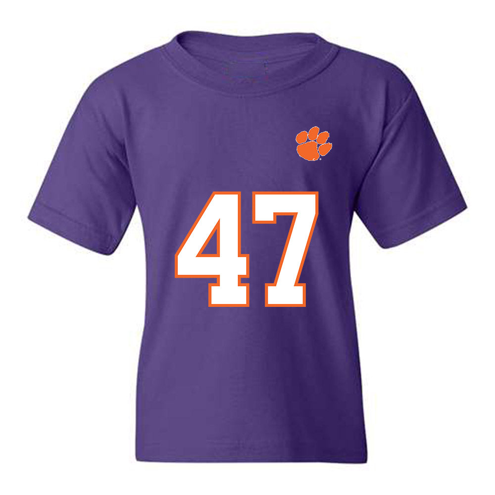 Clemson - NCAA Football : Sammy Brown - Replica Shersey Youth T-Shirt