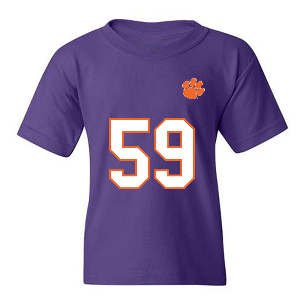 Clemson - NCAA Football : Dietrick Pennington - Replica Shersey Youth T-Shirt-0