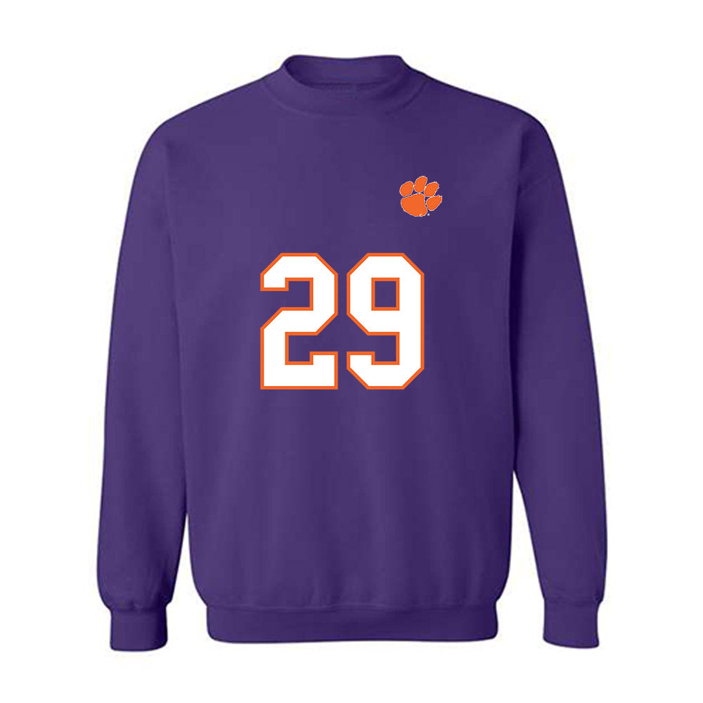 Clemson - NCAA Football : Mike Mankaka - Replica Shersey Crewneck Sweatshirt-0