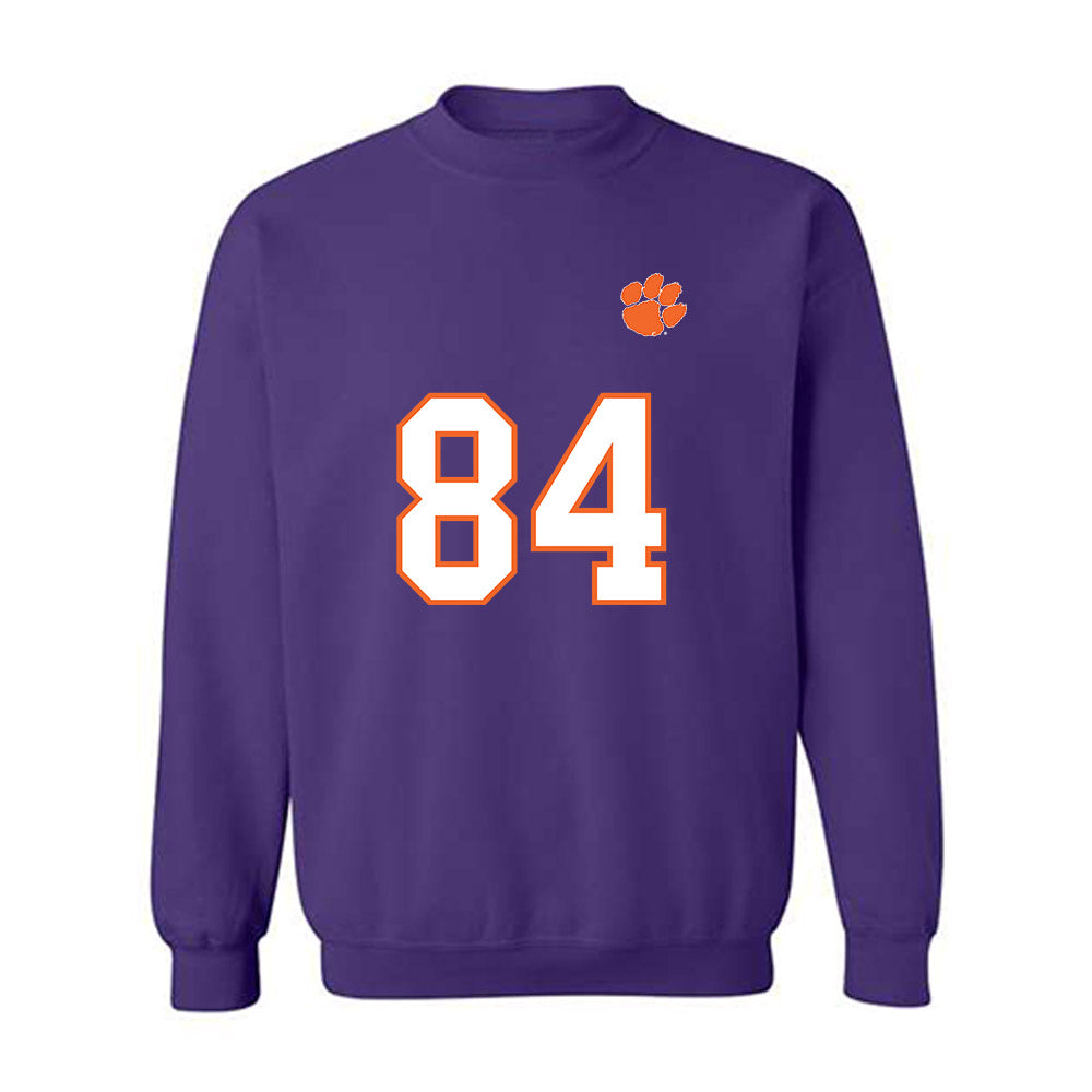 Clemson - NCAA Football : Avery Wieting - Replica Shersey Crewneck Sweatshirt-0
