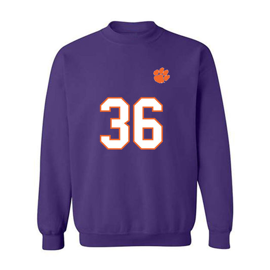 Clemson - NCAA Football : Peter Nearn - Replica Shersey Crewneck Sweatshirt-0