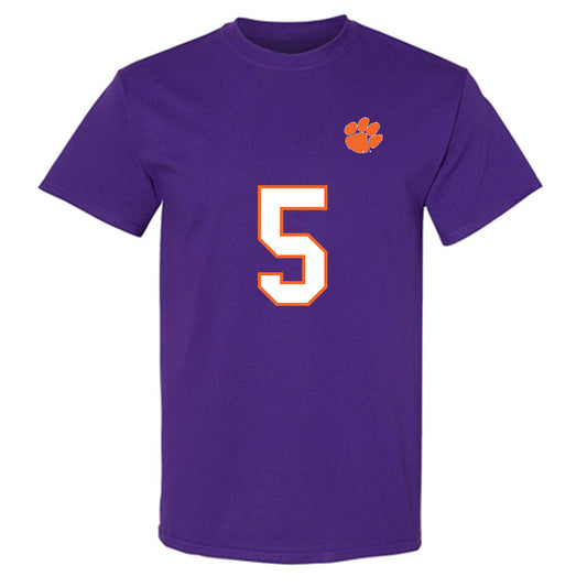 Clemson - NCAA Football : Brock Bradley - Replica Shersey T-Shirt-0