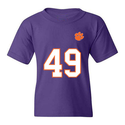 Clemson - NCAA Football : Darien Mayo - Replica Shersey Youth T-Shirt-0